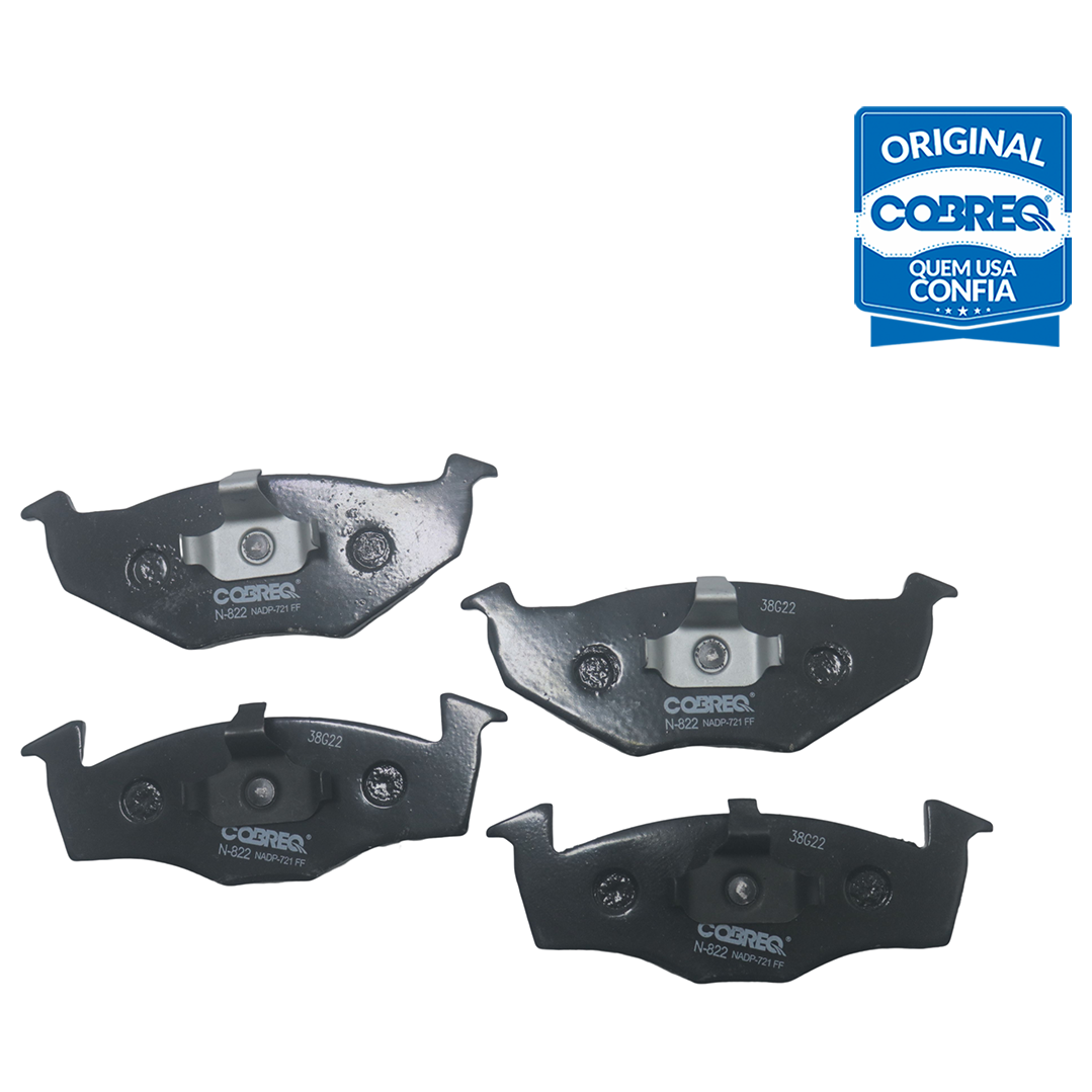 Pastilha de Freio Dianteira - Cobreq - N-822 - (2)
