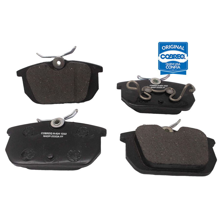 Pastilha de Freio Traseira - Cobreq - N-824 - (1)