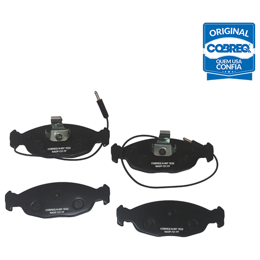 Pastilha de Freio Dianteira - Cobreq - N-897 - (1)