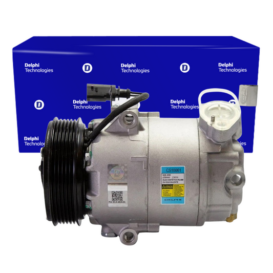 Compressor Ar Condicionado FOX 1.0 1.6 CROSSFOX POLO SPACEFOX 1.6 - Delphi - CS10061 - (1)