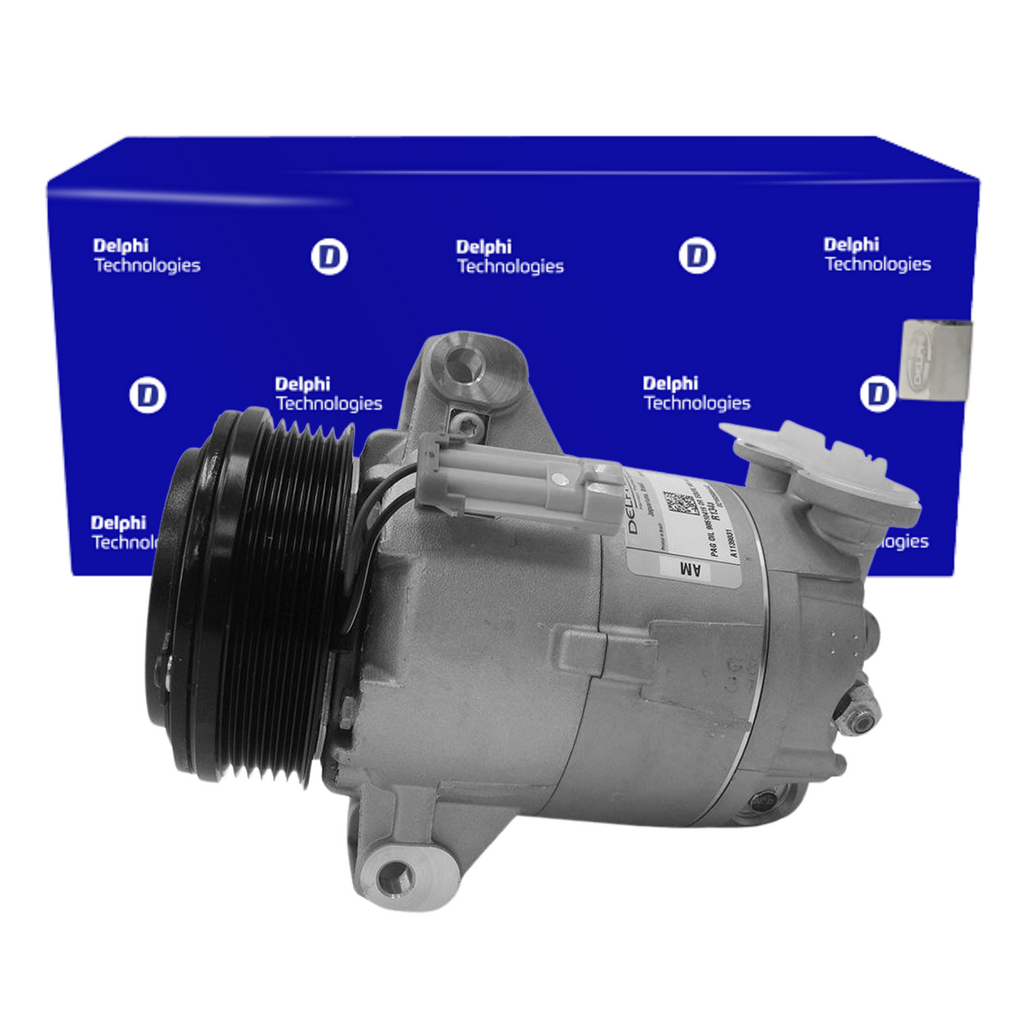 Compressor Ar Condicionado S10 2.2 2.4 2.5 2.8 4.3 BLAZER 2.4 2.5 2.8 - Delphi - CS20020 - (1)