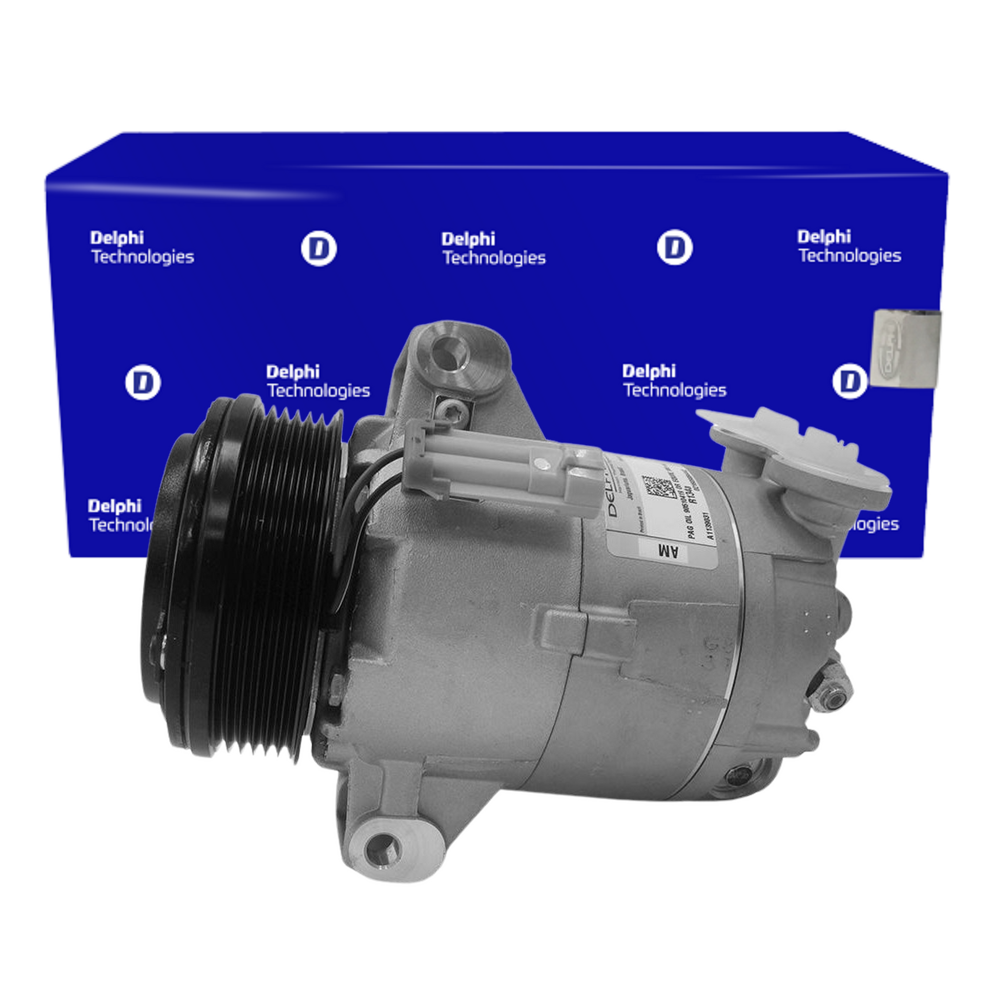 Compressor Ar Condicionado S10 2.2 2.4 2.5 2.8 4.3 BLAZER 2.4 2.5 2.8 - Delphi - CS20020 - (1)