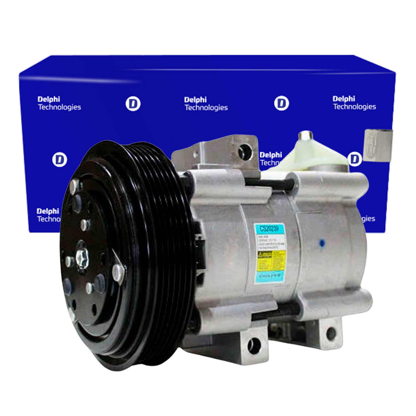 Compressor Ar Condicionado FIESTA KA ECOSPORT COURIER ESCORT - Delphi - CS20239 - (1)