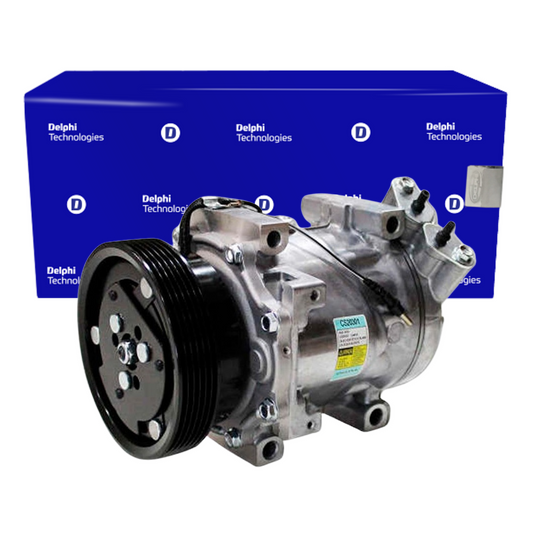 Compressor Ar Condicionado CLIO KANGOO SANDERO 1.0 1.6 DUSTER LOGAN MEGANE SCENIC 1.6 - Delphi - CS20301 - (1)