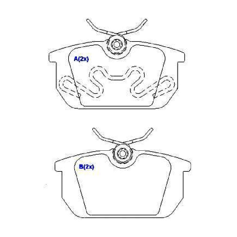 Pastilhas de Freio - Syl - 1001 - (3)