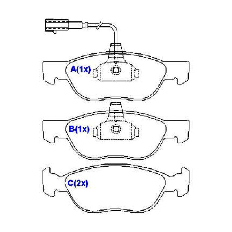 Pastilhas de Freio - Syl - 1010 - (2)