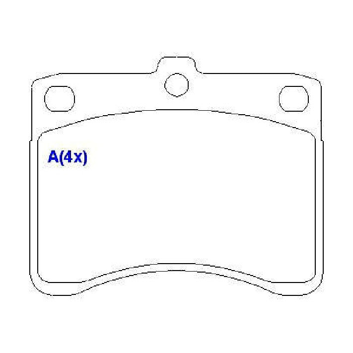 Pastilhas de Freio - Syl - 1020 - (4)