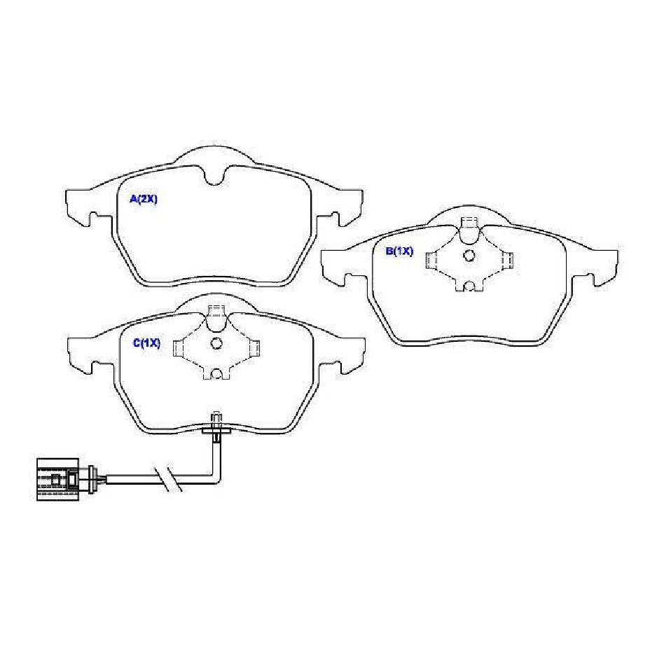 Pastilhas de Freio - Syl - 1052 - (2)