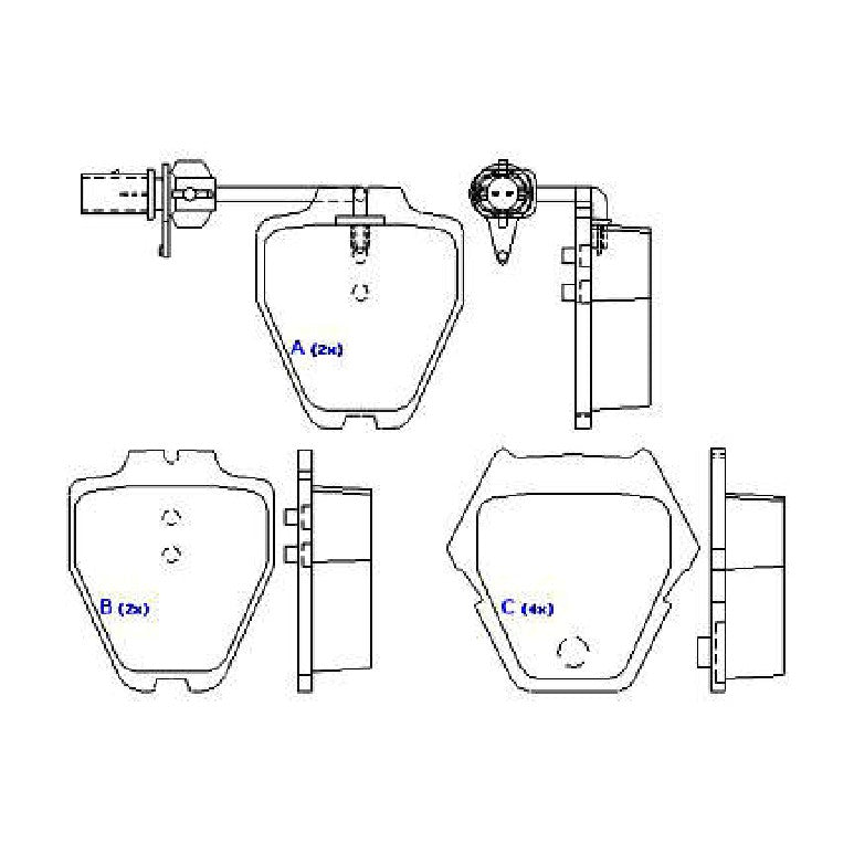 Pastilhas de Freio - Syl - 1055 - (2)