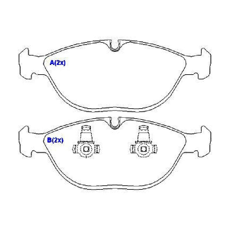 Pastilhas de Freio - Syl - 1056 - (2)