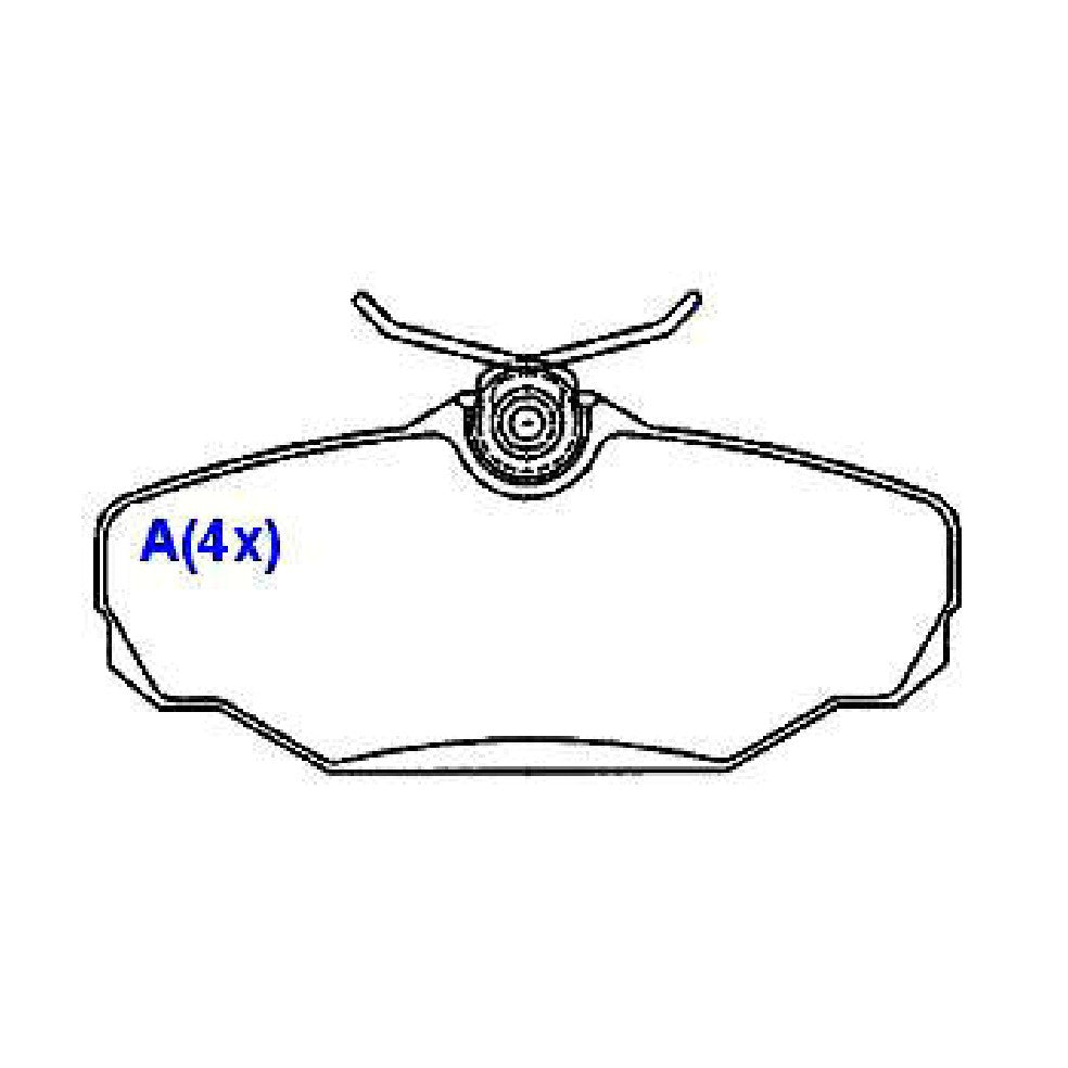 Pastilhas de Freio - Syl - 1082 - (2)