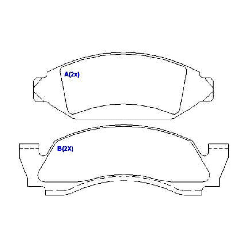 Pastilhas de Freio - Syl - 1085 - (2)