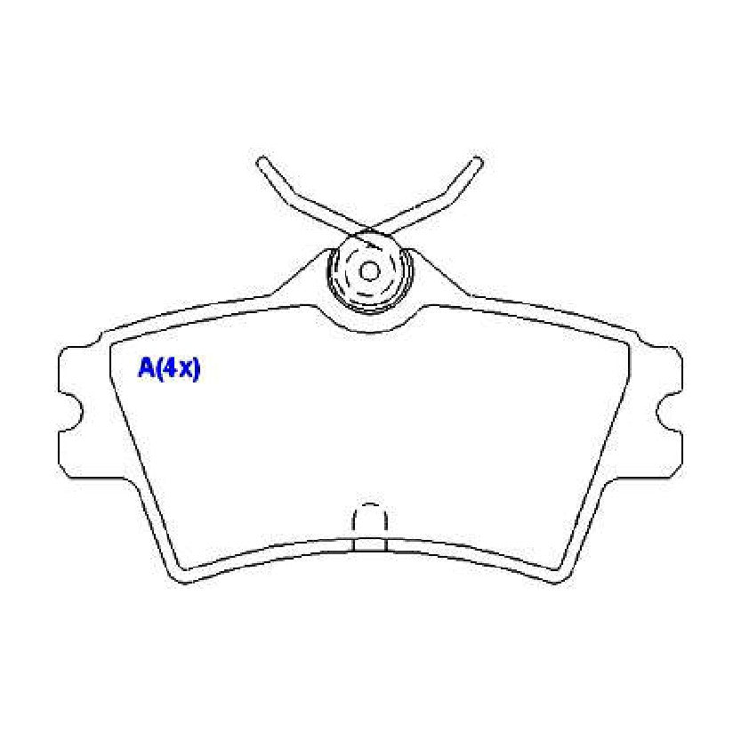 Pastilhas de Freio - Syl - 1102 - (3)