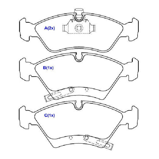 Pastilhas de Freio - Syl - 1109 - (4)
