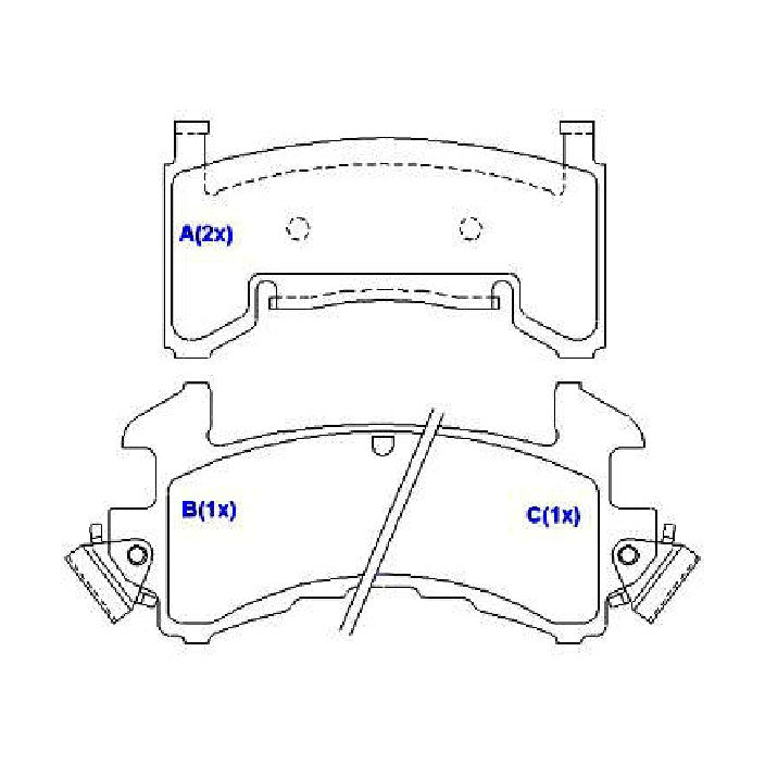 Pastilhas de Freio - Syl - 1110 - (2)