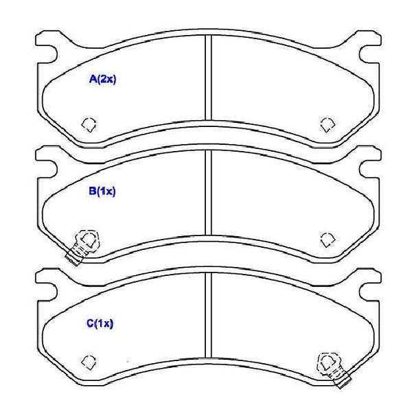 Pastilhas de Freio - Syl - 1115 - (1)