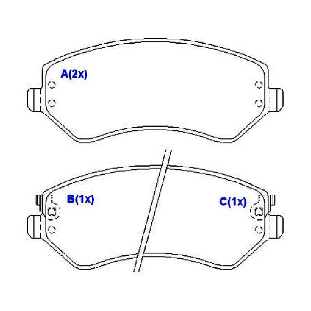 Pastilhas de Freio - Syl - 1129 - (4)