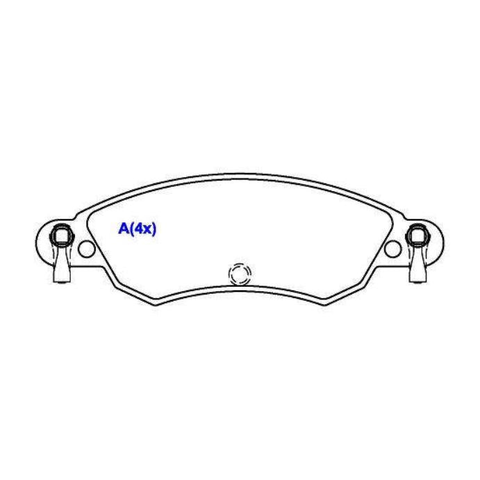 Pastilhas de Freio - Syl - 1133 - (2)