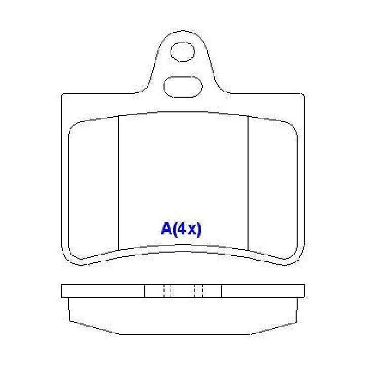 Pastilhas de Freio - Syl - 1157 - (4)