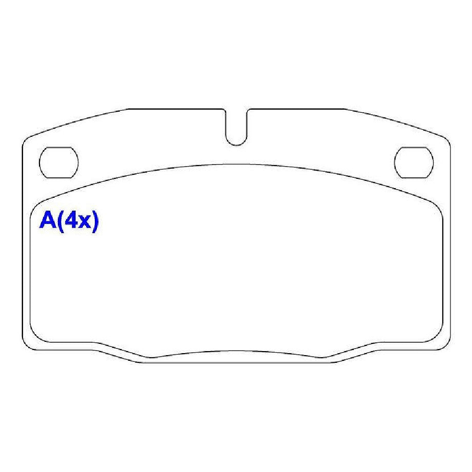 Pastilhas de Freio - Syl - 1160 - (4)