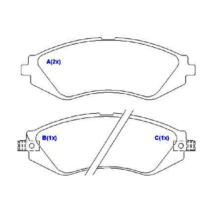 Pastilhas de Freio - Syl - 1165 - (2)