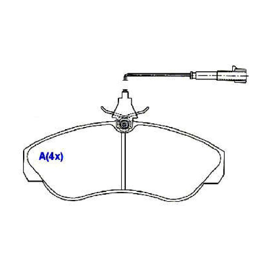 Pastilhas de Freio - Syl - 1199 - (2)