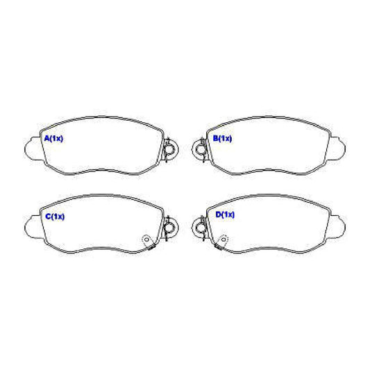 Pastilhas de Freio - Syl - 1219 - (1)