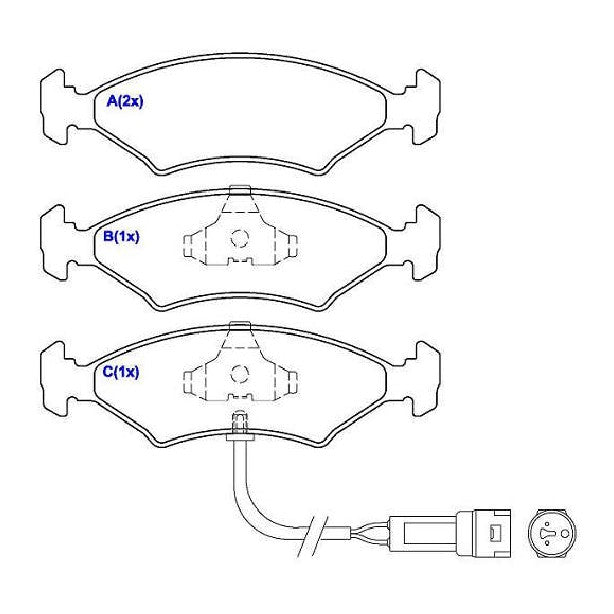Pastilhas de Freio - Syl - 1224 - (3)