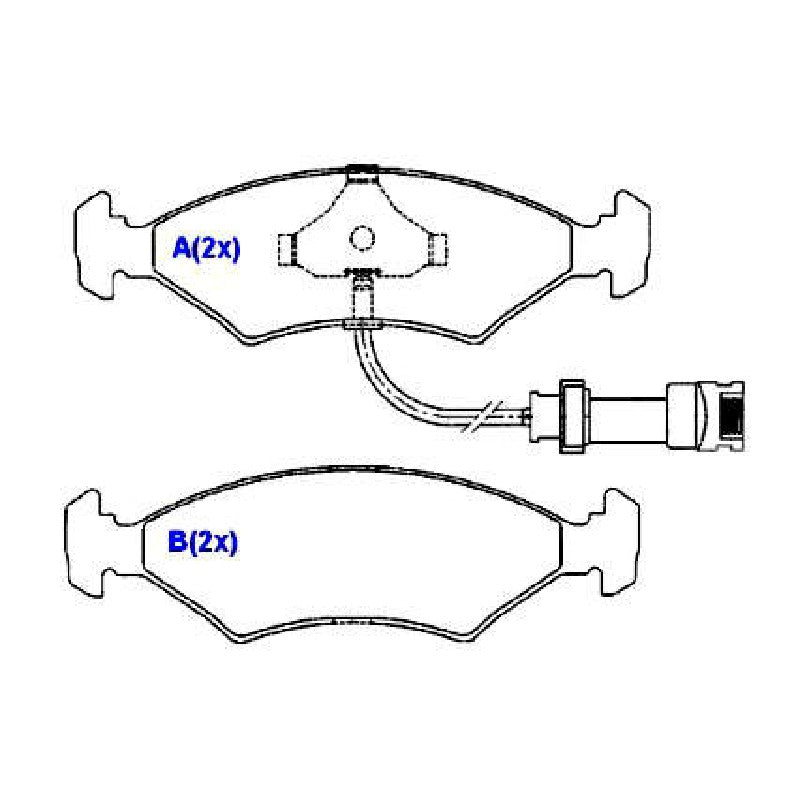 Pastilhas de Freio - Syl - 1225 - (3)