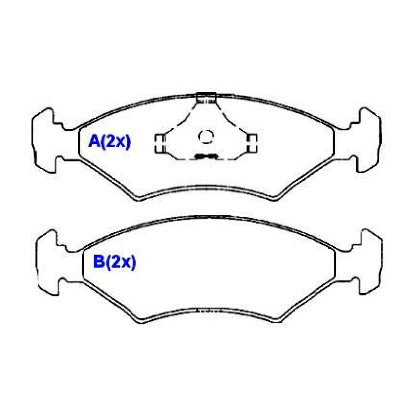 Pastilhas de Freio - Syl - 1227 - (3)