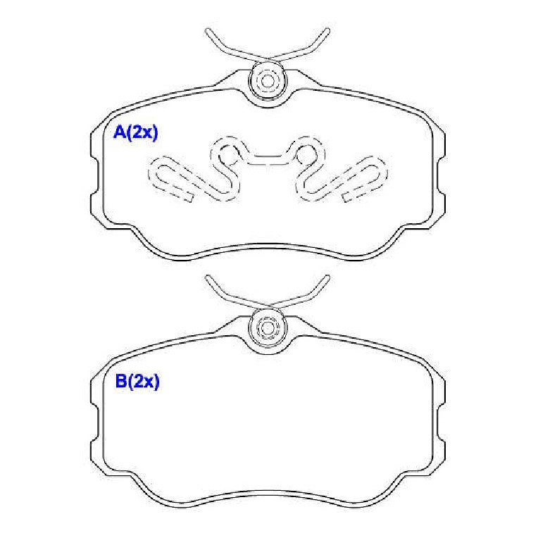 Pastilhas de Freio - Syl - 1237 - (3)