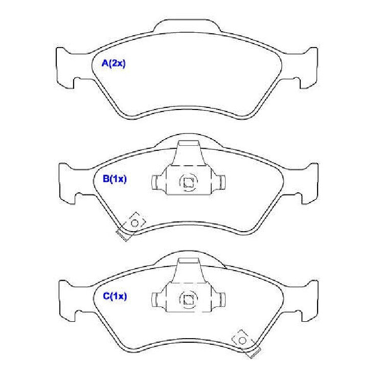 Pastilhas de Freio - Syl - 1254 - (4)