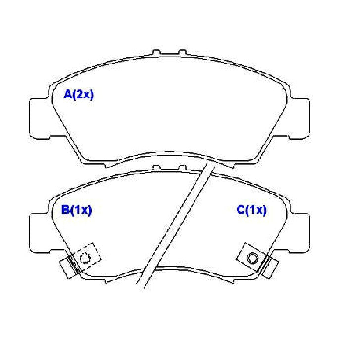 Pastilhas de Freio - Syl - 1256 - (3)