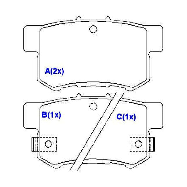 Pastilhas de Freio - Syl - 1258 - (2)