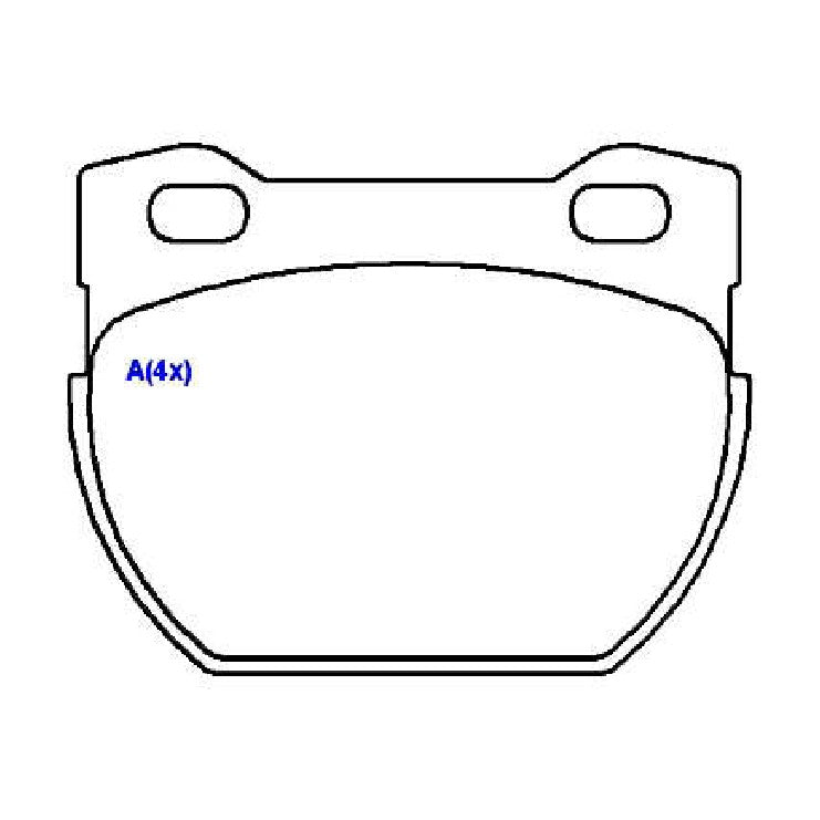 Pastilhas de Freio - Syl - 1281 - (2)