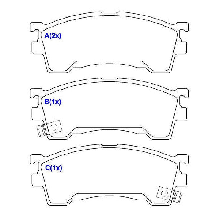 Pastilhas de Freio - Syl - 1285 - (2)