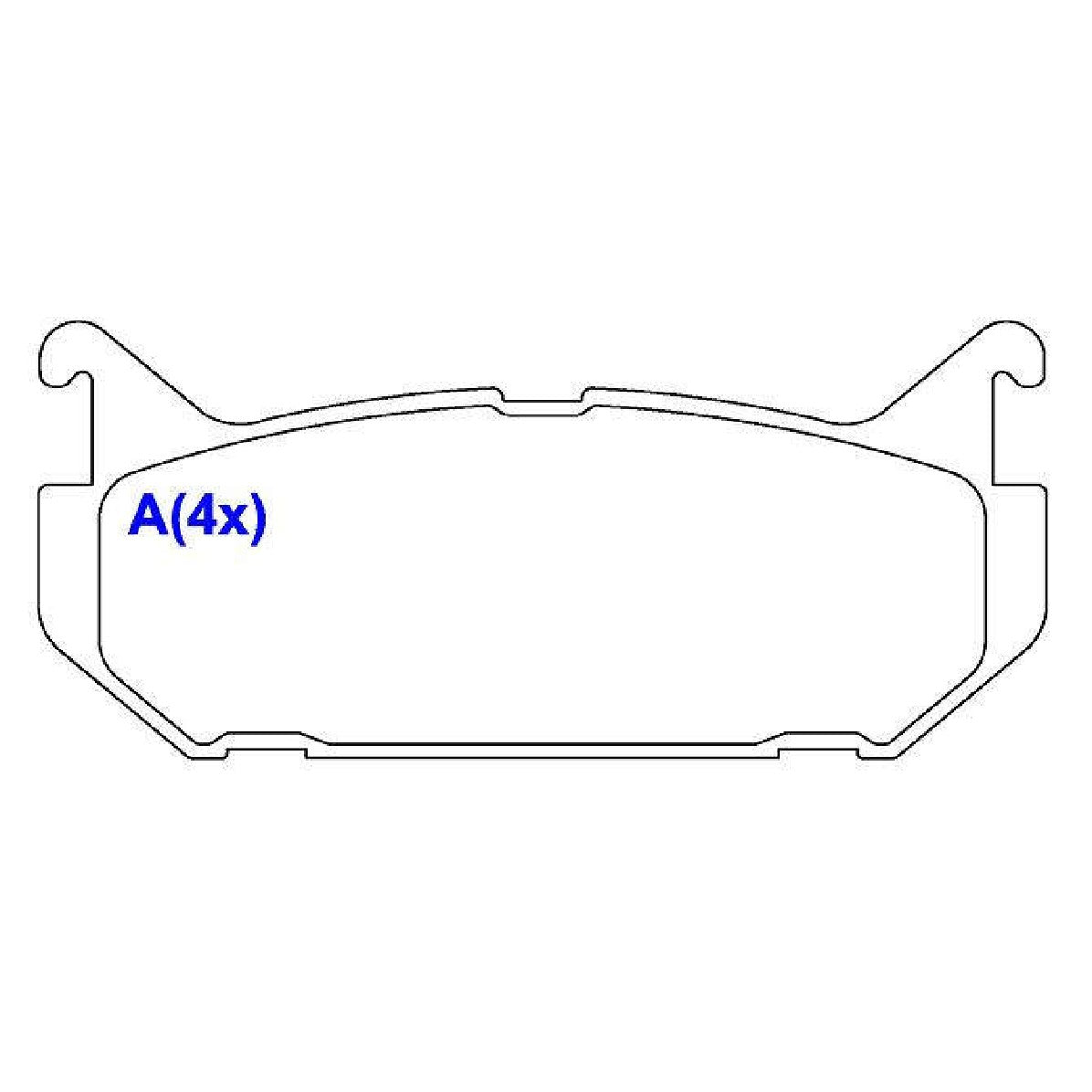 Pastilhas de Freio - Syl - 1289 - (1)