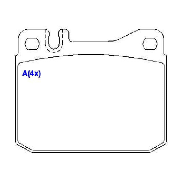 Pastilhas de Freio - Syl - 1304 - (2)