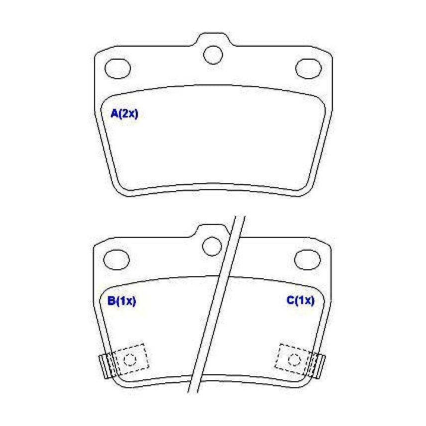 Pastilhas de Freio - Syl - 1389 - (2)