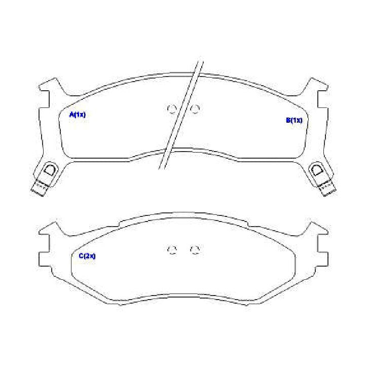Pastilhas de Freio - Syl - 2124 - (2)