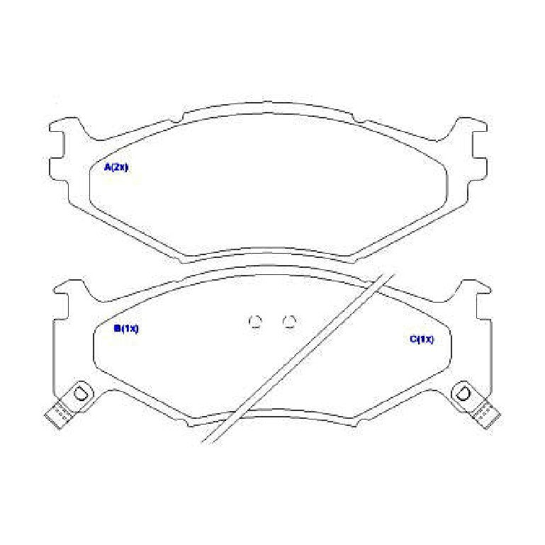 Pastilhas de Freio - Syl - 2125 - (3)