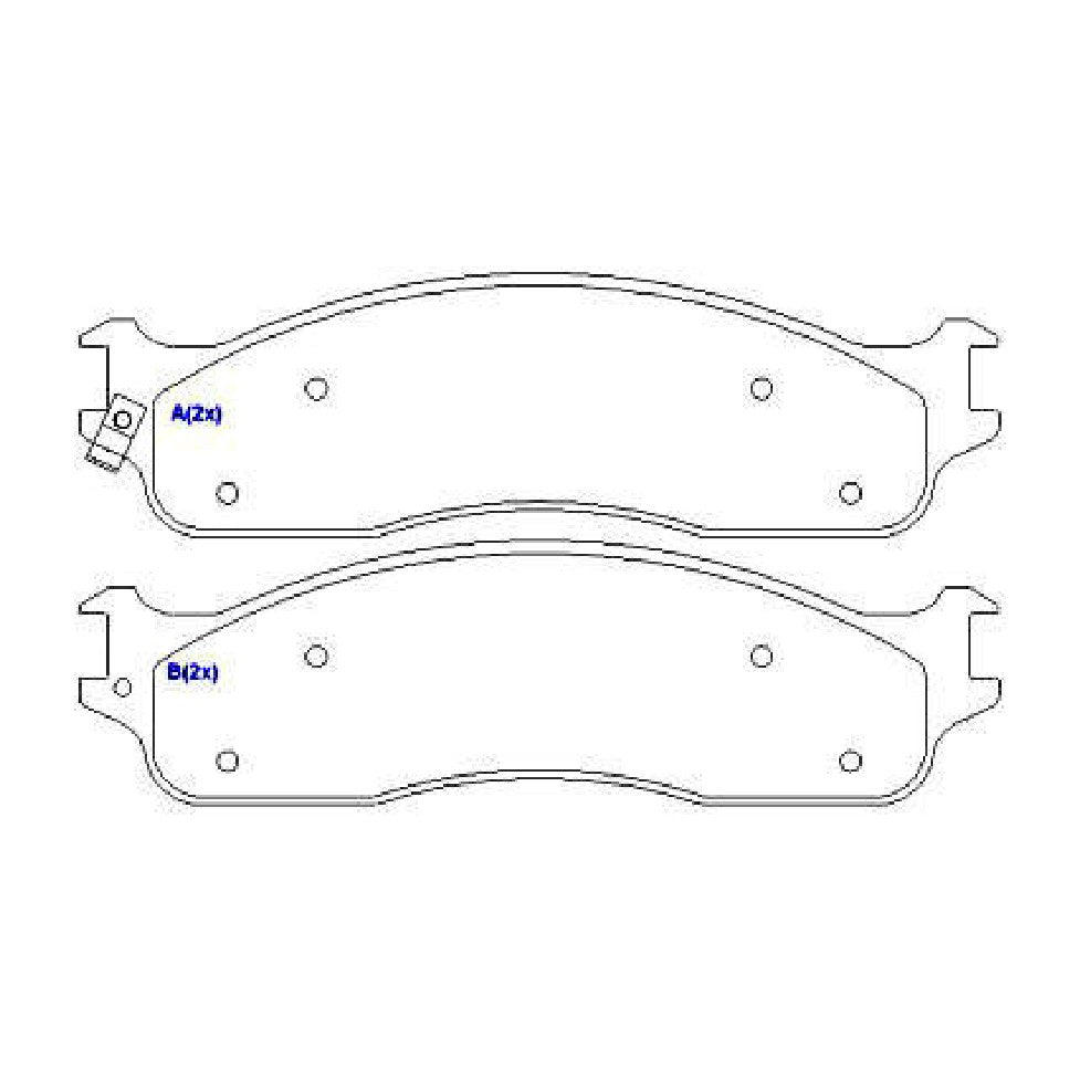 Pastilhas de Freio - Syl - 2127 - (2)