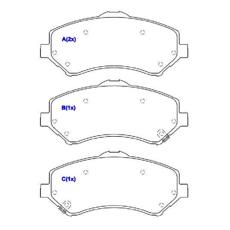 Pastilhas de Freio - Syl - 2130 - (2)