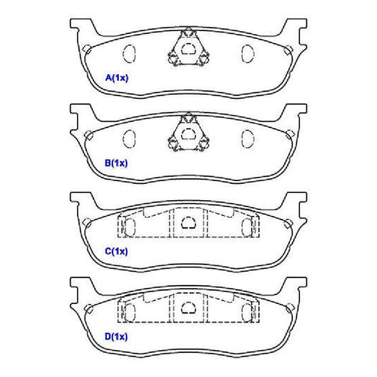 Pastilhas de Freio - Syl - 2211 - (1)