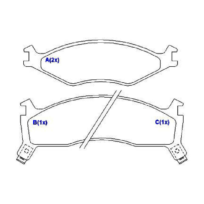 Pastilhas de Freio - Syl - 2275 - (5)