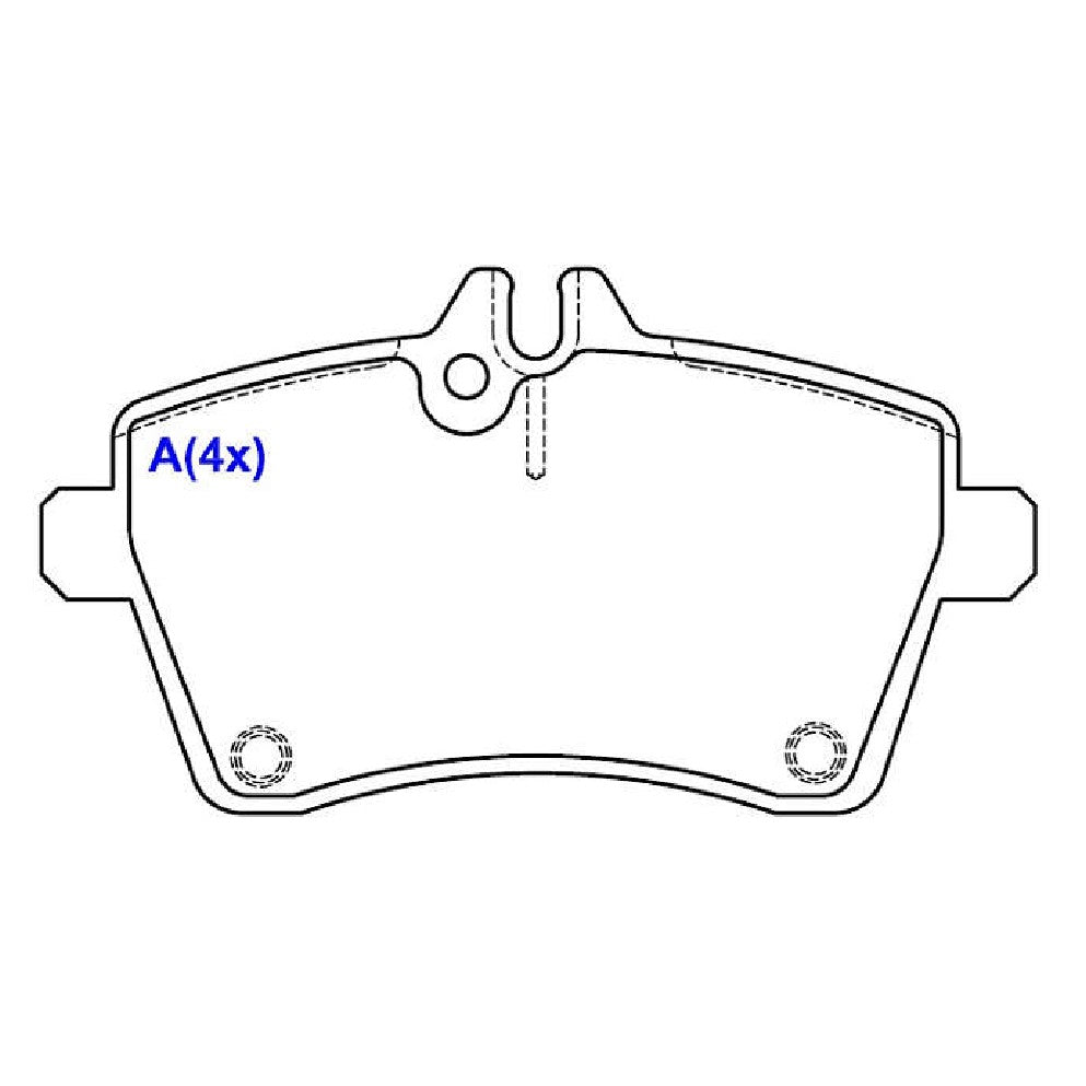 Pastilhas de Freio - Syl - 2301 - (2)