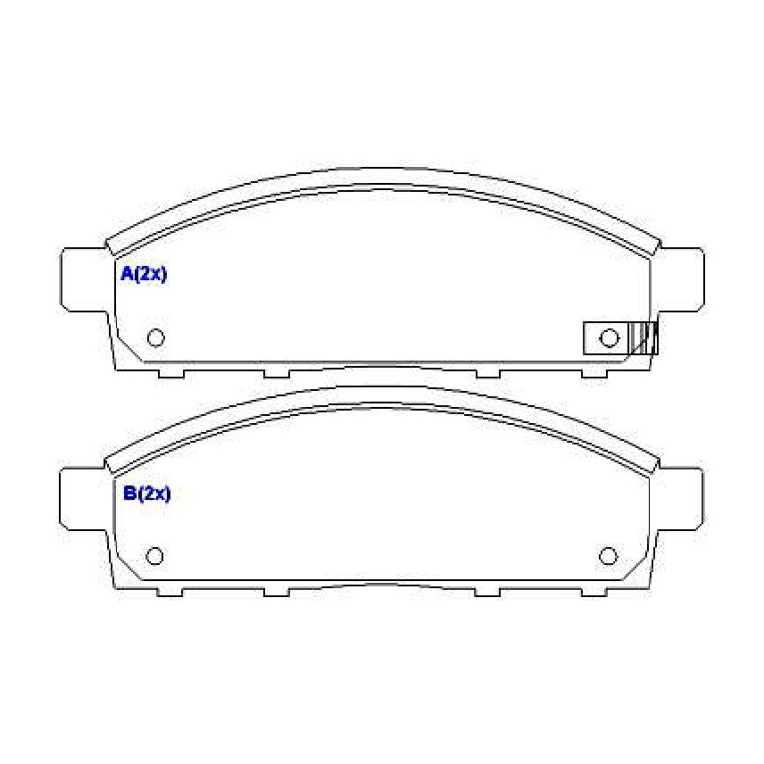 Pastilhas de Freio - Syl - 2312 - (2)
