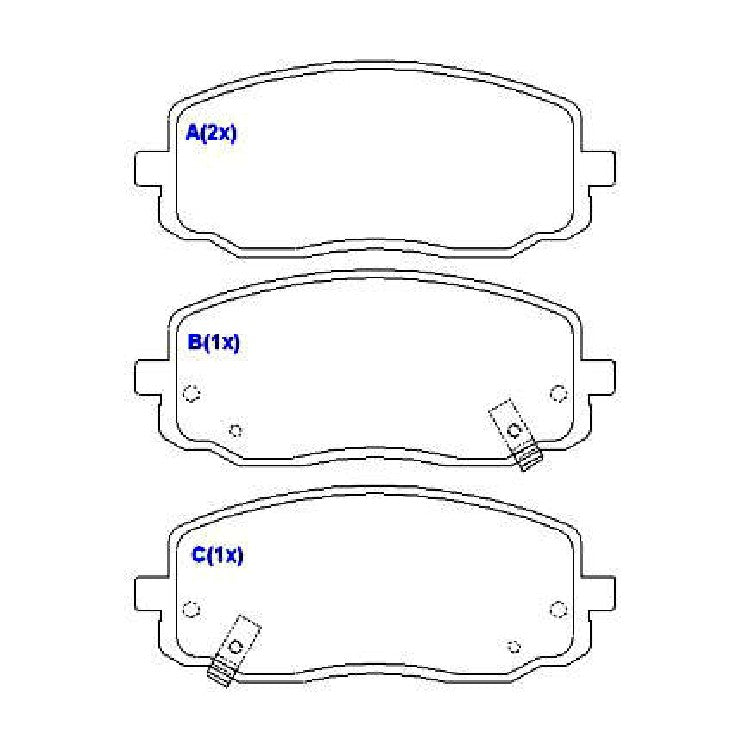 Pastilhas de Freio - Syl - 2373 - (2)