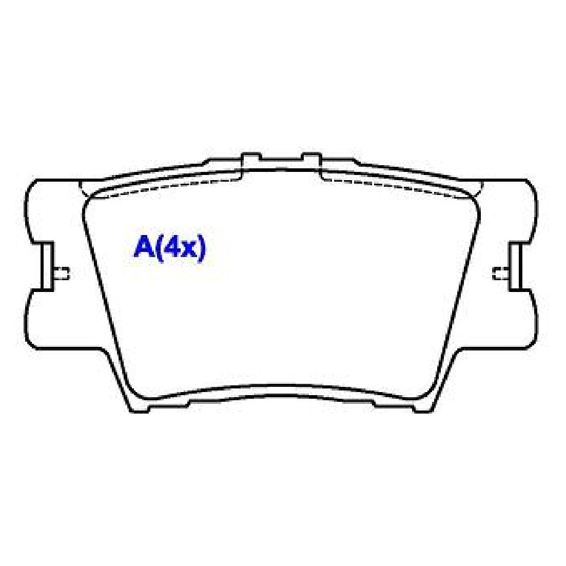 Pastilhas de Freio - Syl - 2386 - (4)