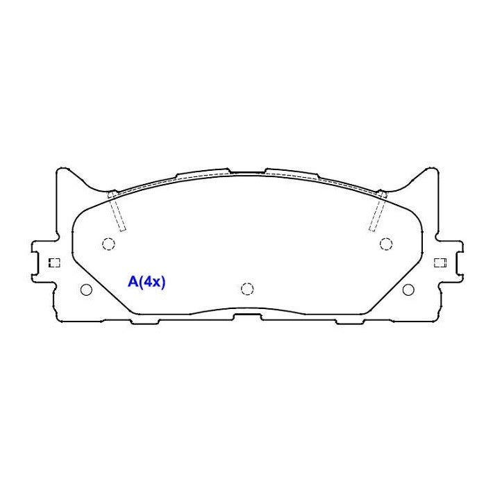 Pastilhas de Freio - Syl - 2387 - (3)